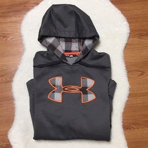 Under Armour gray (silver) hoodie, Size M